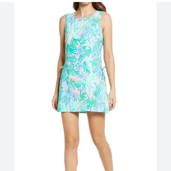 Lilly Pulitzer Donna square neck romper size 12 - Picture 2 of 13